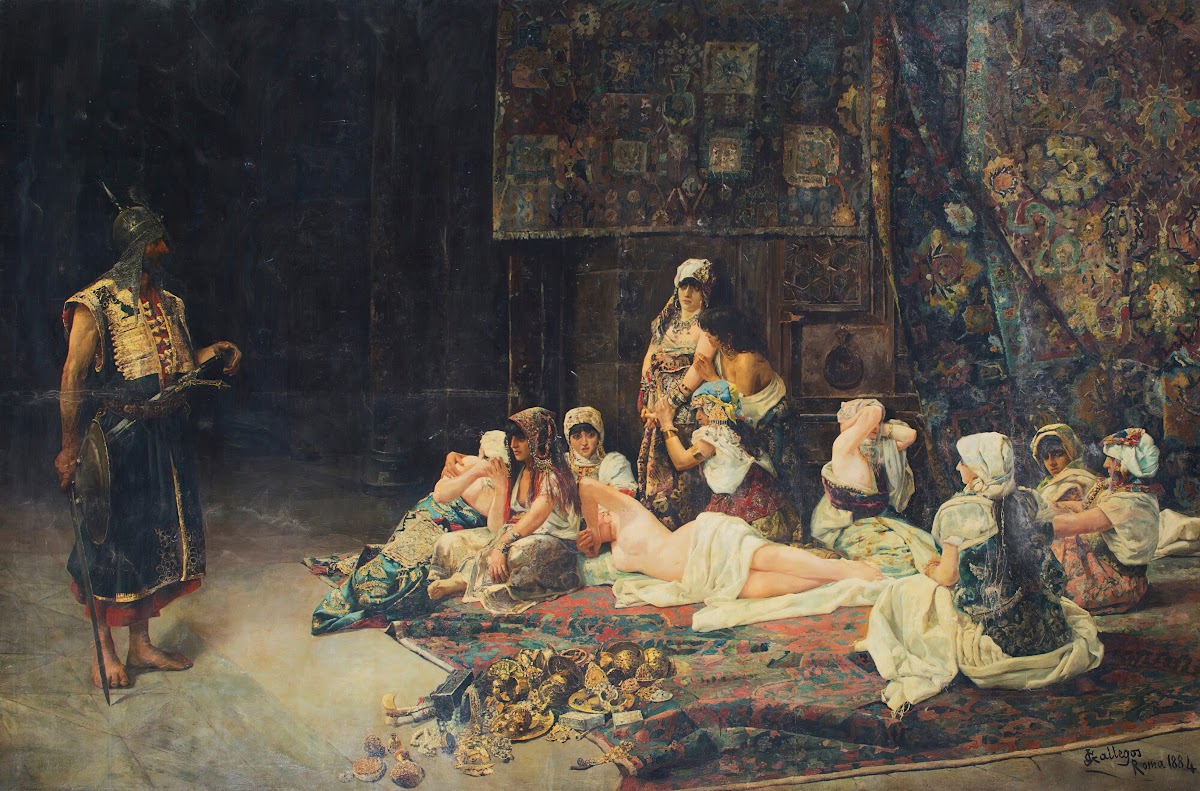 In the harem 1884