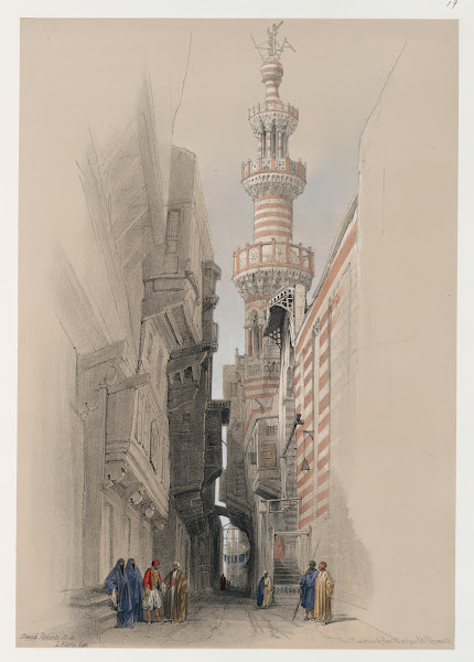 The minaret of the Mosque El Rhamree 1846 1849
