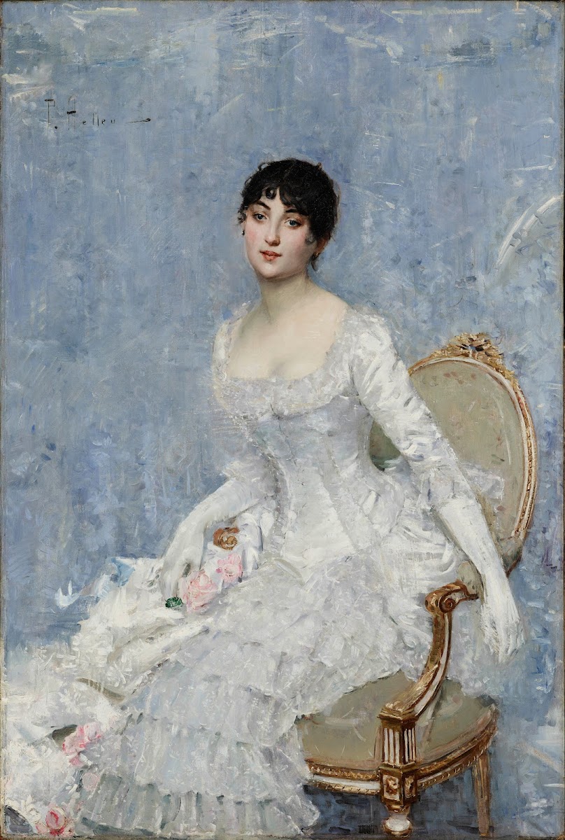 Young Lady in White 1880