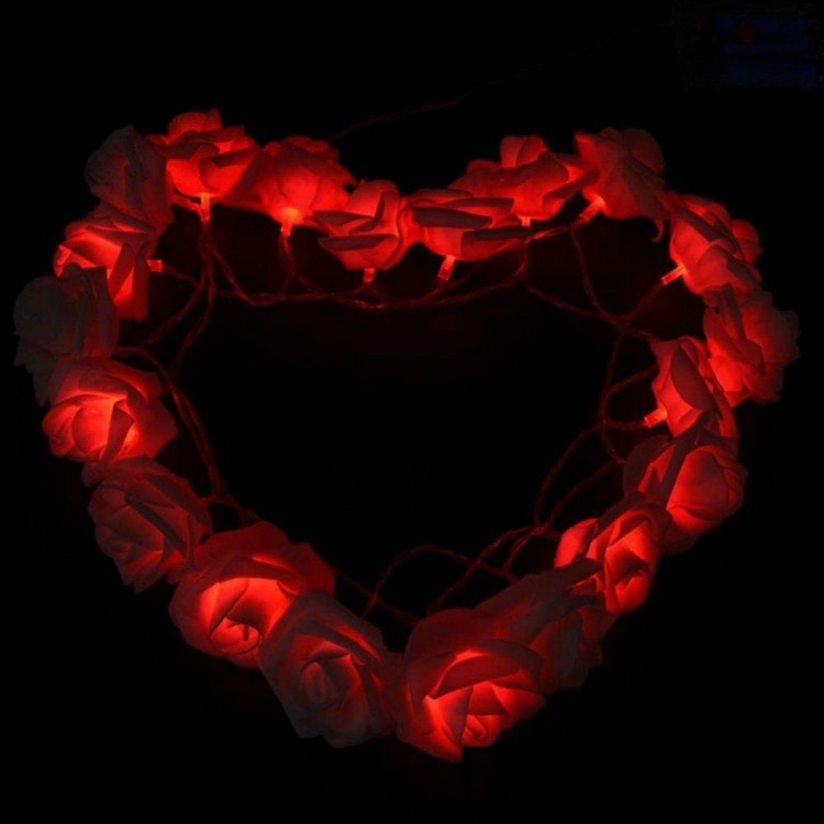 LED Rose String Lights for Romantic Decoration