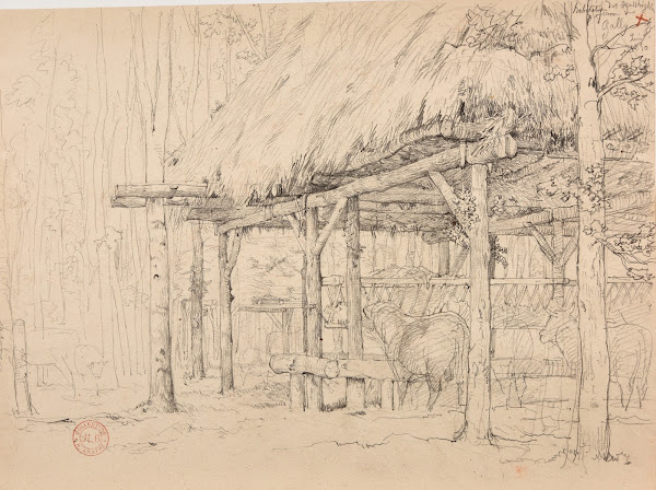 Écurie forestière 1850