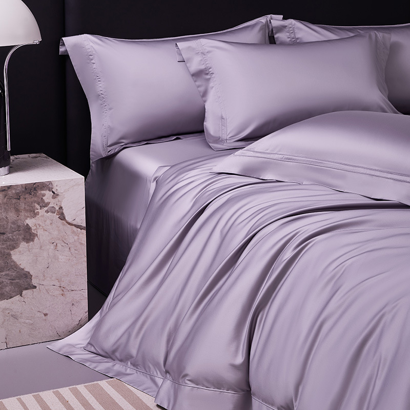 Luxurious Long-Staple Cotton Bedding Set, 4-Piece