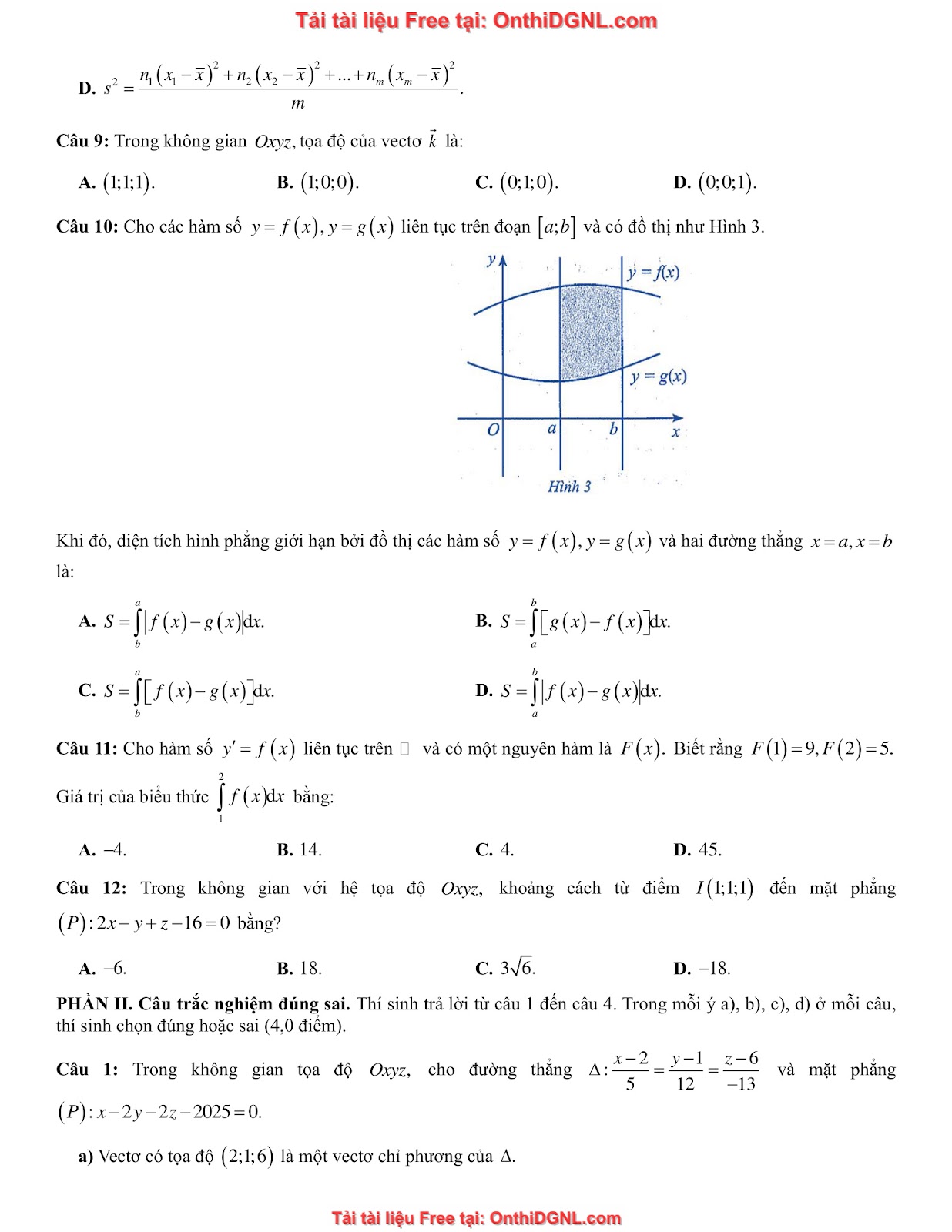32 đề phát triển minh họa môn toán - có đáp án