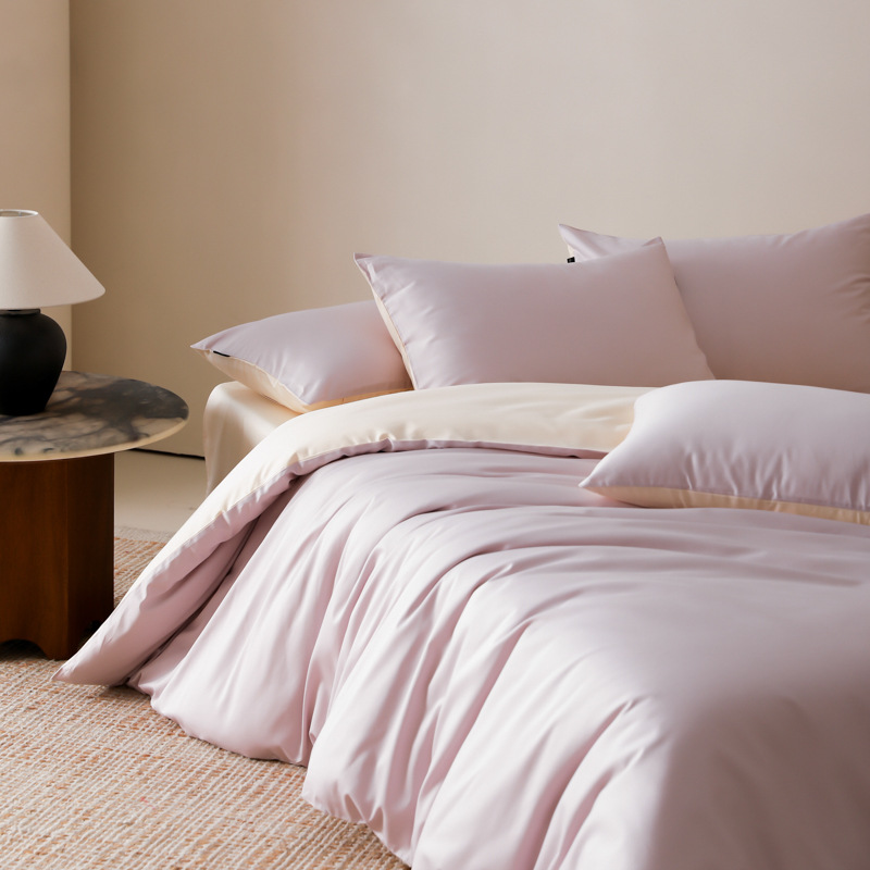 Long-staple Cotton Bedding, 4-piece, Satin Weave