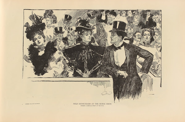 Wild enthusiasm at the horse show 1893 1900