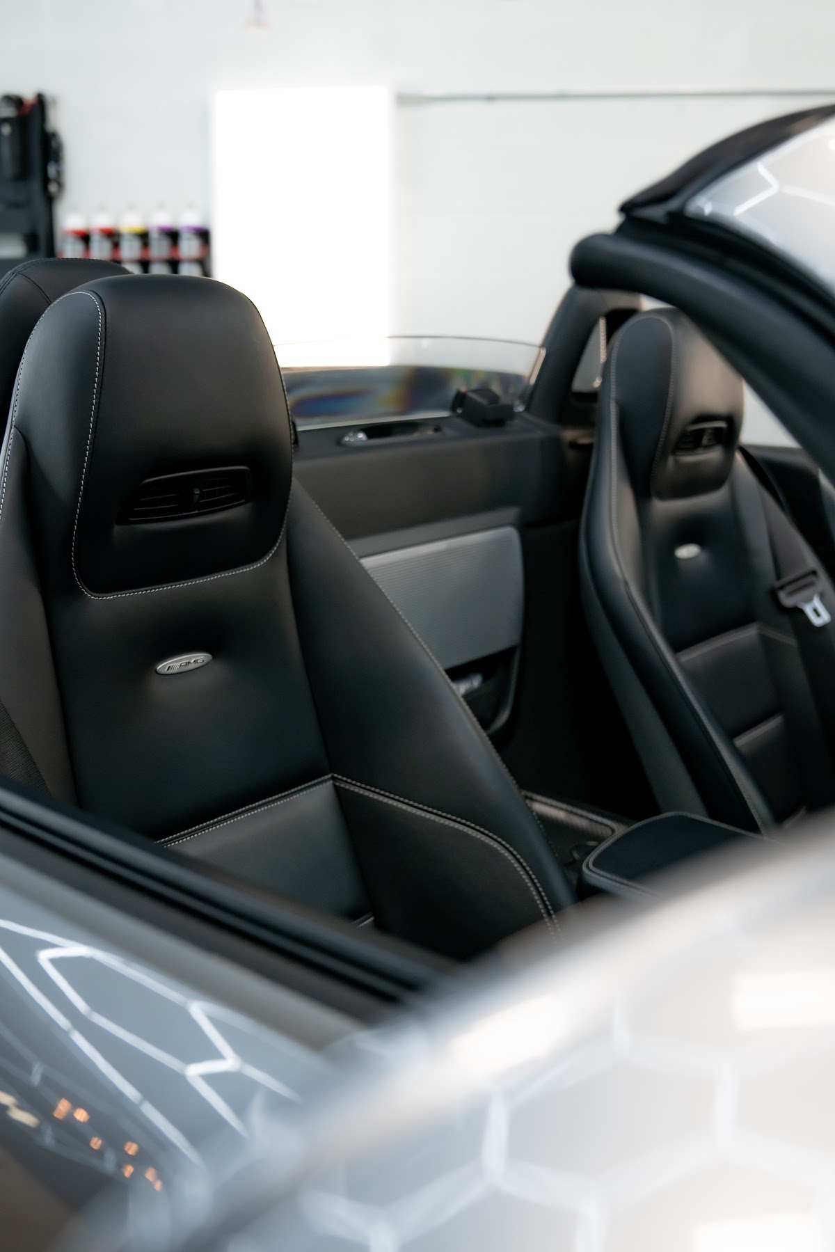 Mercedes-AMG SLS Roadster interior detailed at ZAutoCare