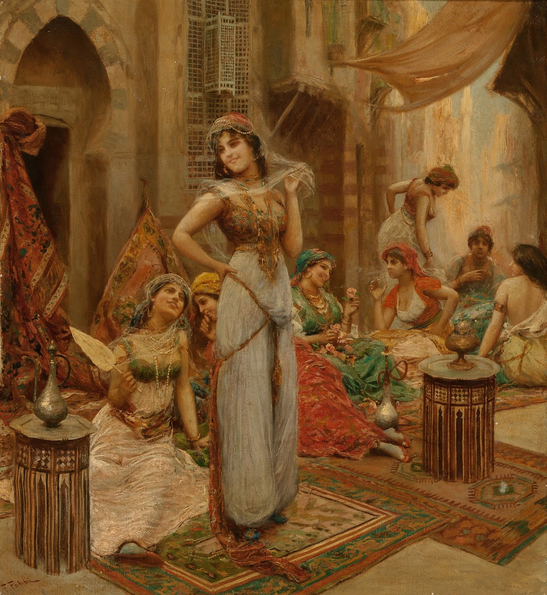 Harem Beauties at Market