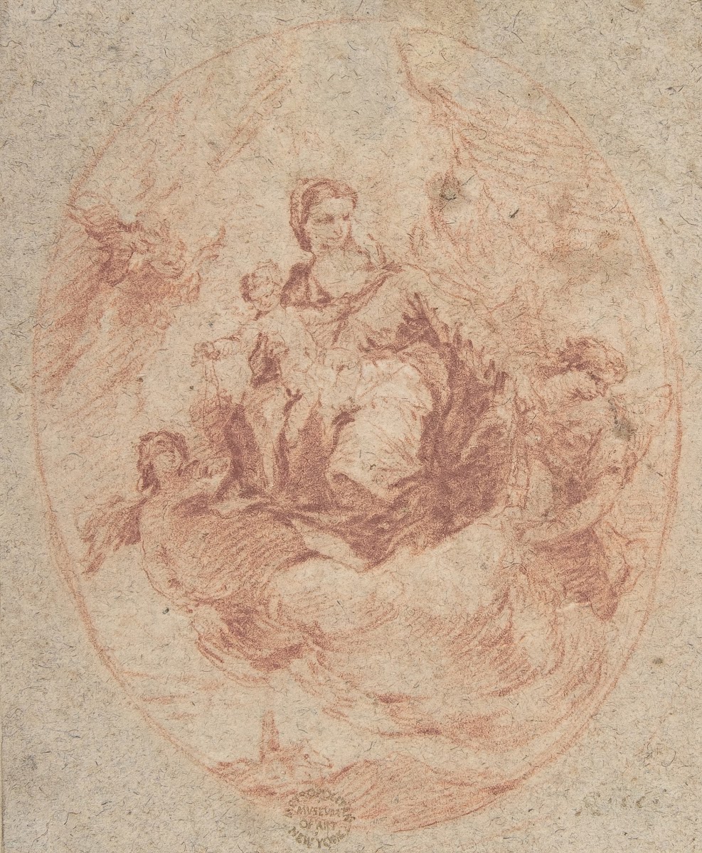 The Virgin and Child Holding Scapulars 171293