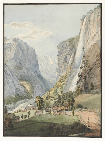 La Chute du Staubbach dans la Vallée de Lauterbrunnen 1915 1945