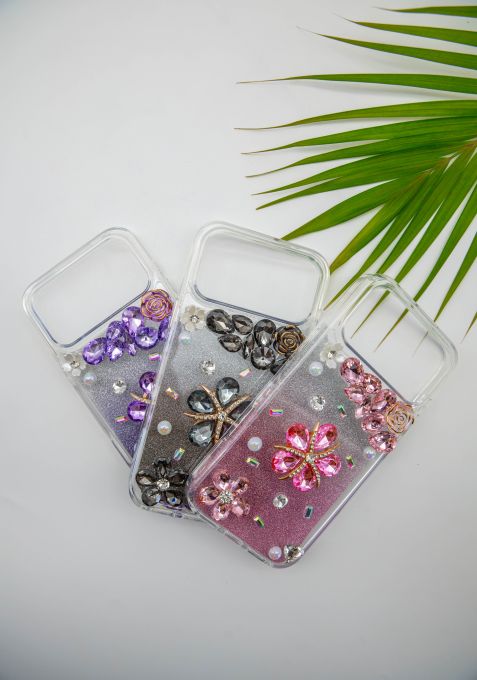 crystal case jewelry ip17 pro