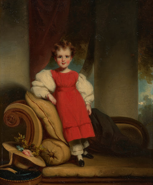 Portrait of a young girl traditionally identified as Miss Marchbanks of Bushey