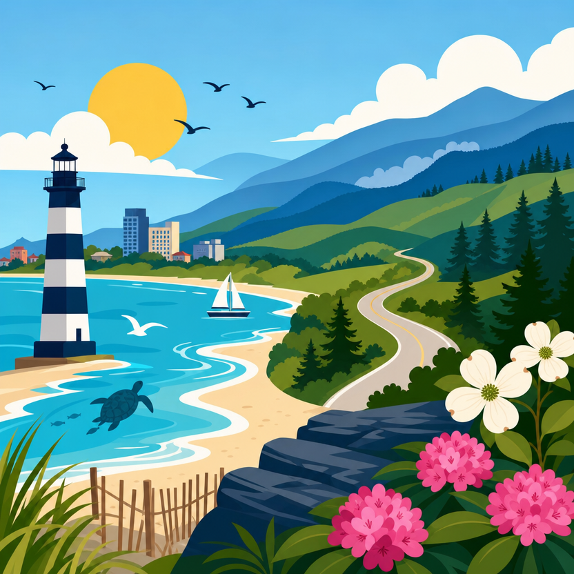 North Carolina: Dari Pantai hingga Pegunungan, Semua Ada!