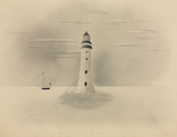 Eddystone Lighthouse 1840