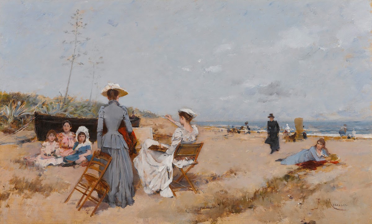 Paintingon the beach