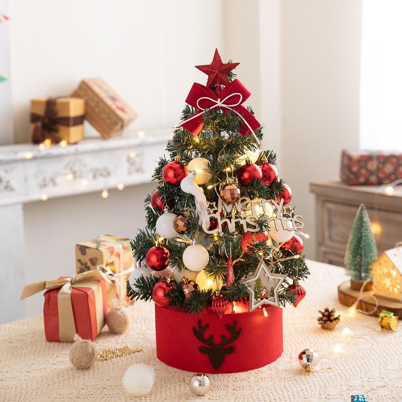 Mini Christmas Tree Set with Lighting