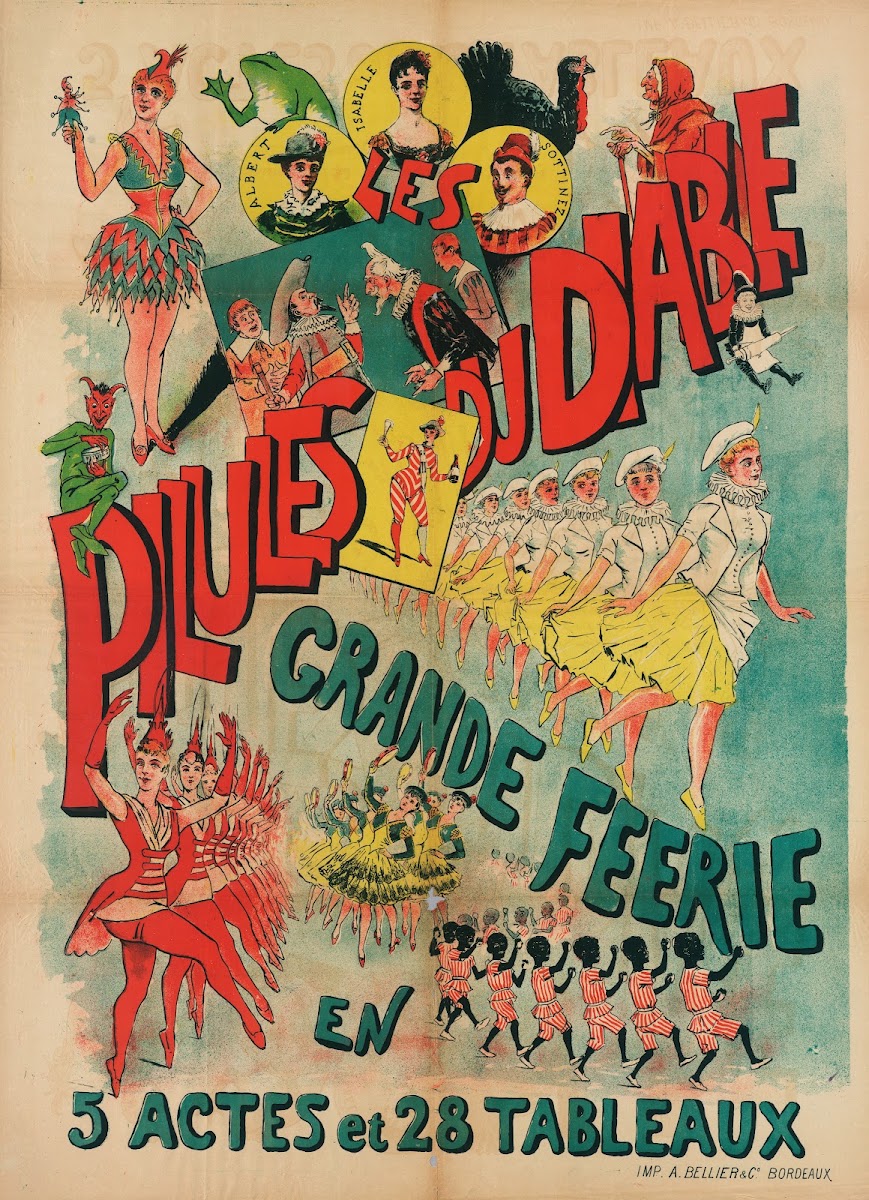 Les Pilules Du Diablegrande Feerie En 5 Actes Et 28 Tableaux 1880 1900