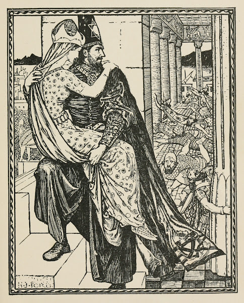 Virgilius the Sorcerer carries away the Princess of Babylon 1906