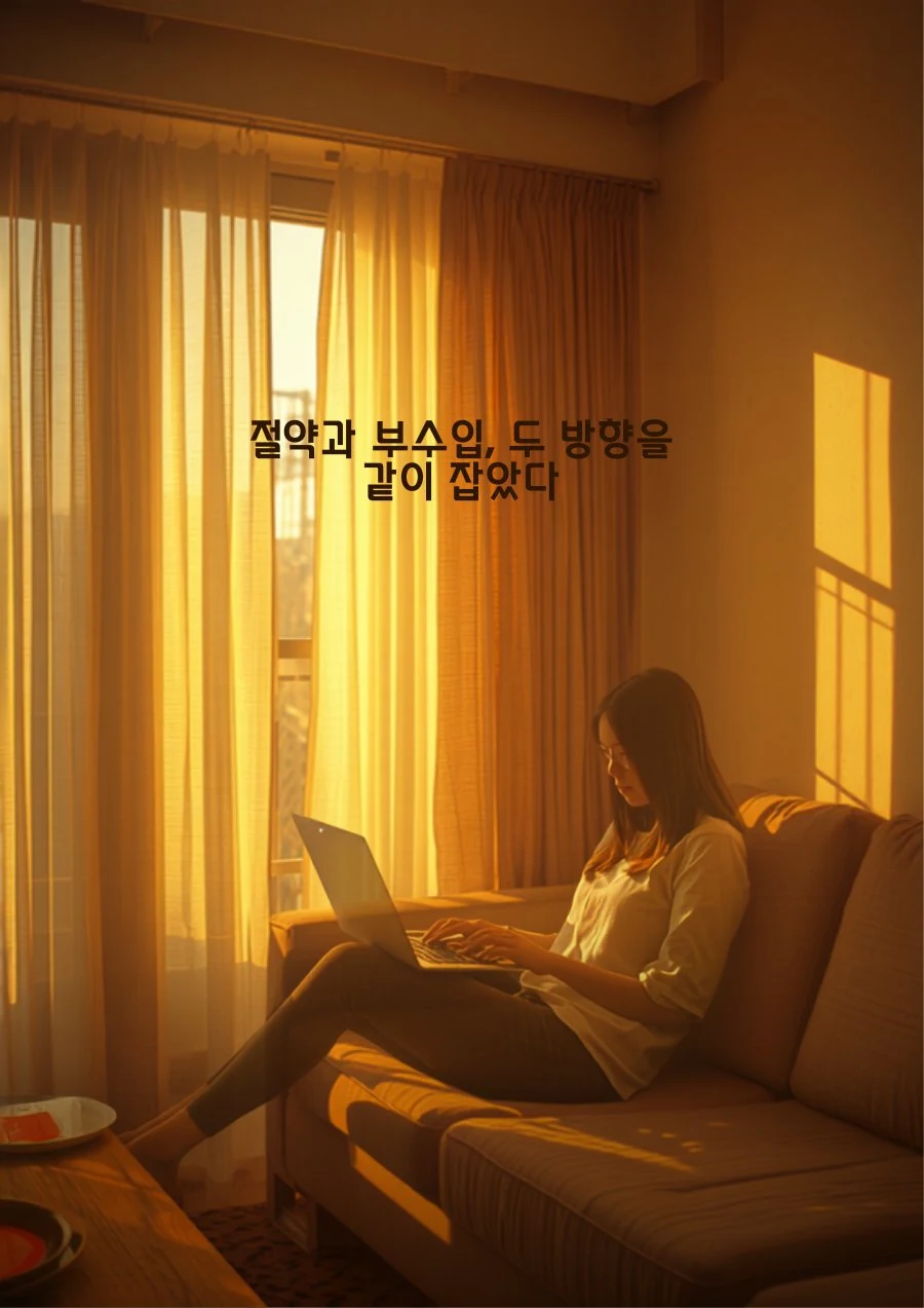 절약과 부수입, 두 방향을 같이 잡았다