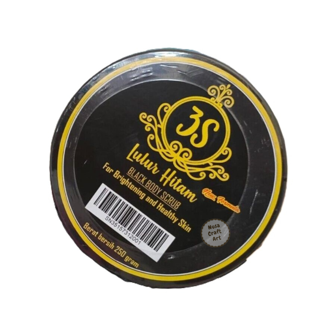 Alternative view of Lulur Hitam 3S Black Body Scrub For Brightening Whitening Healthy Skin