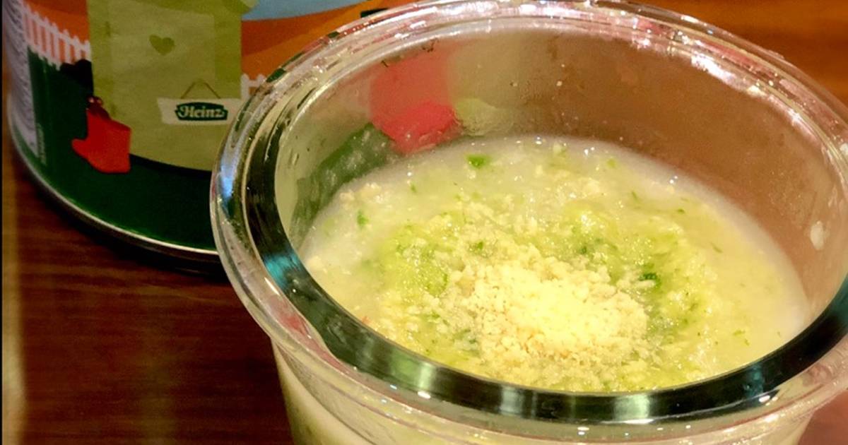 Cháo gà - bí ngòi rắc phô mai
