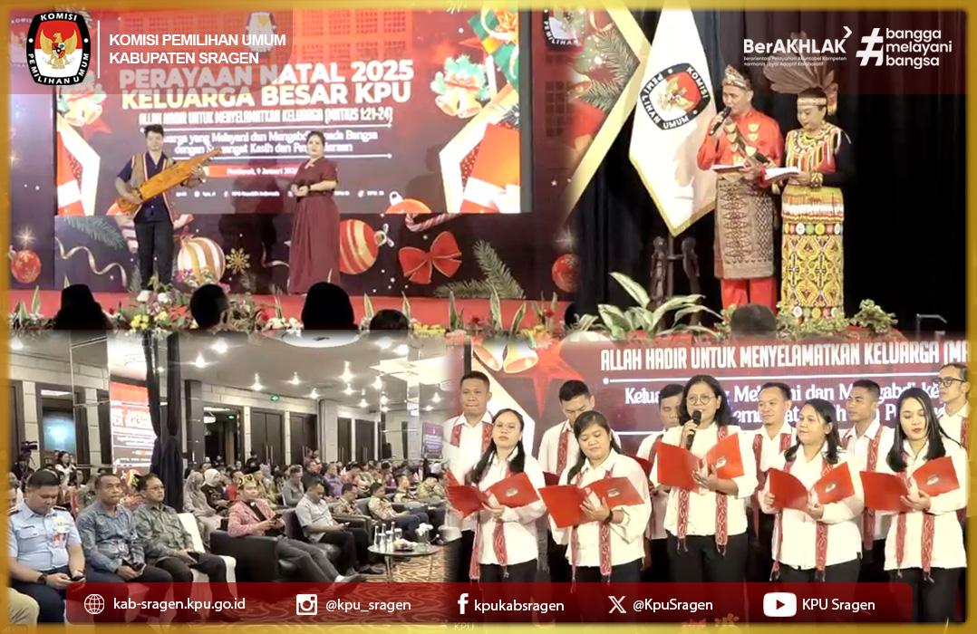 Perayaan Natal Keluarga Besar KPU