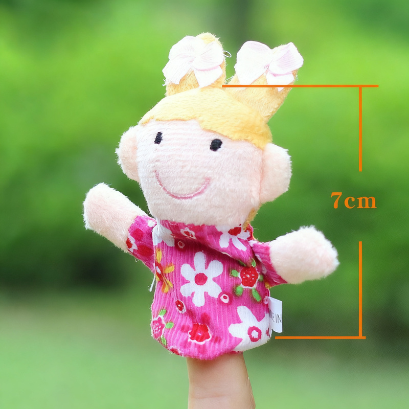 Finger puppet unicorn, 8 cm, short plush