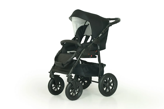 Коляска 2 в 1 Verdi Laser BLACK 03 чорний