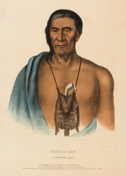 Tish Co Han A Delaware Chief 1837