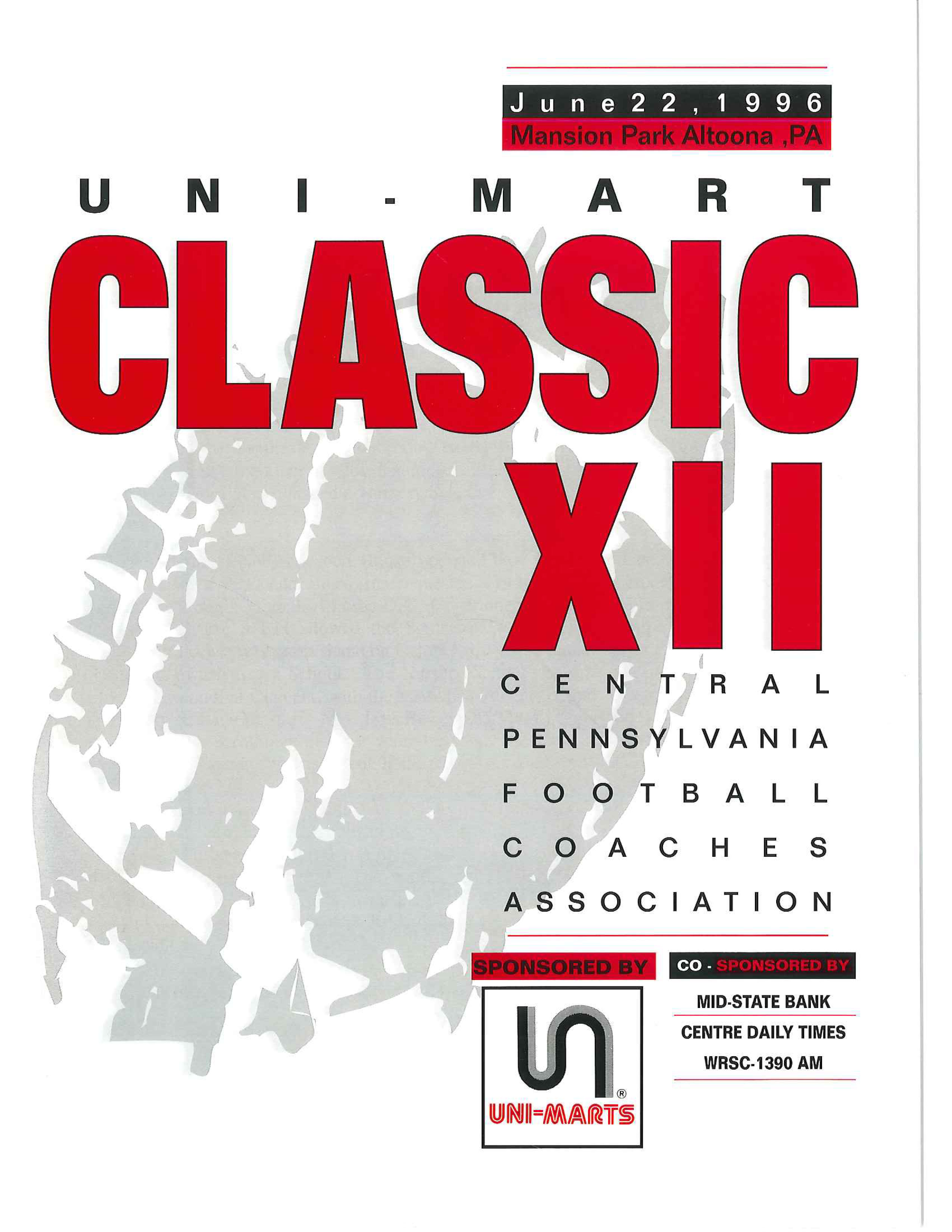 1996 Game Program