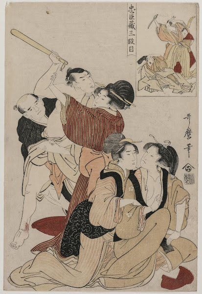 Chushingura Act III of The Storehouse of Loyalty late 1790s