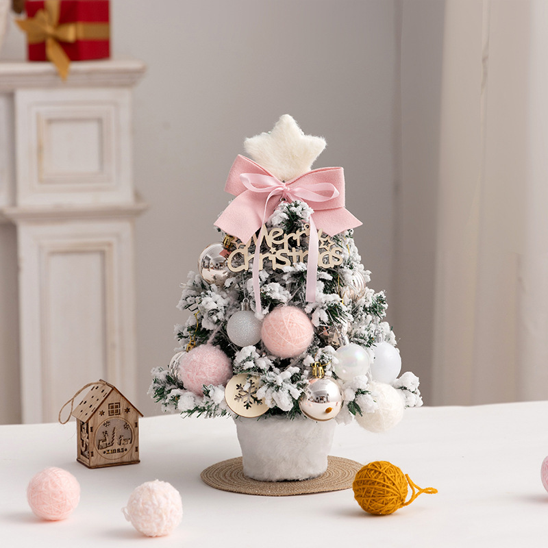 Mini-Weihnachtsbaum mit Beflockung, verschiedene Größen