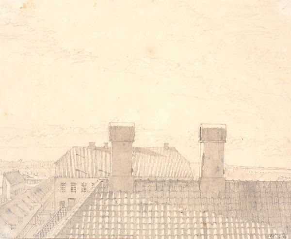 Udsigt fra et vindue på Toldbodvej 1832  1833