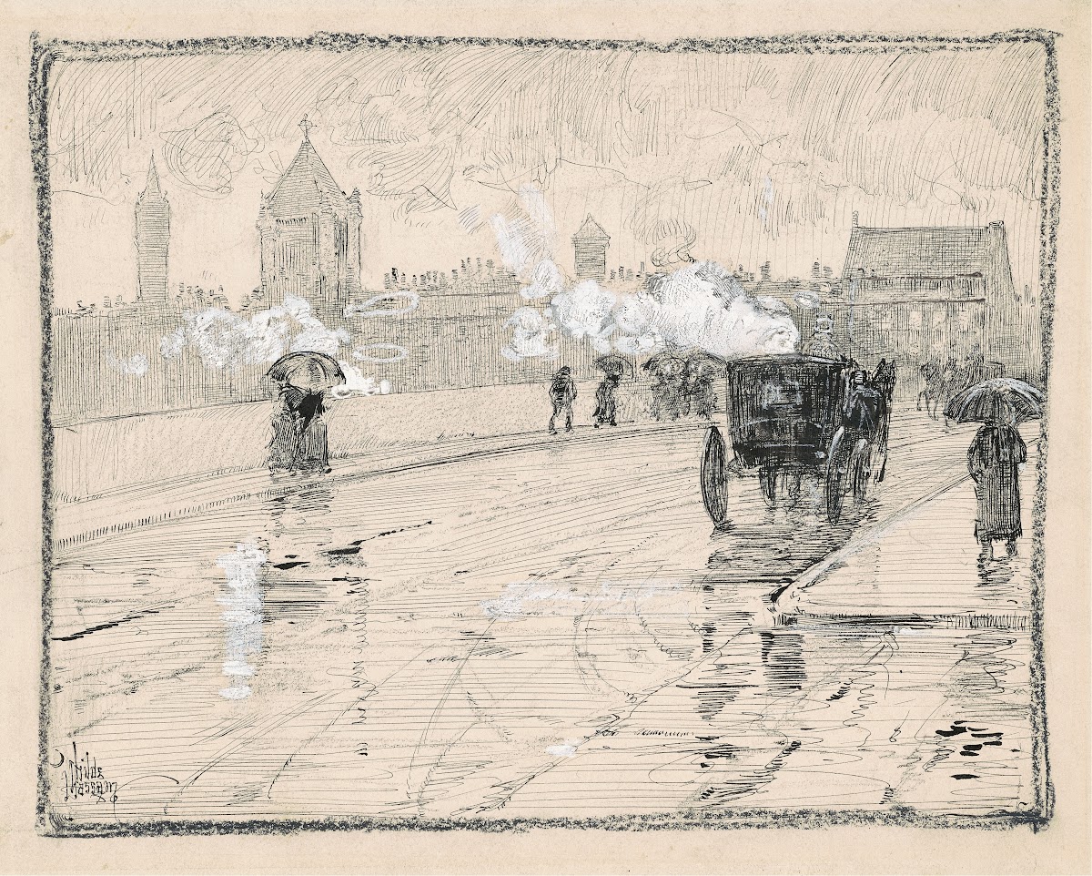 Rainy Day Boston 1886