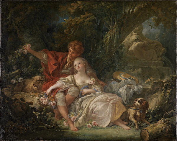 Shepherd and shepherdess 1760