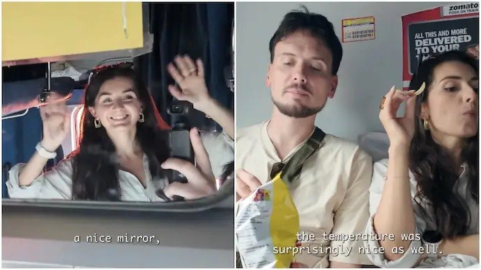 Dutch Couple’s €6 AC Train Journey: A Glimpse into Indian Railways