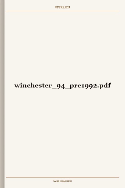 winchester 94 pre1992