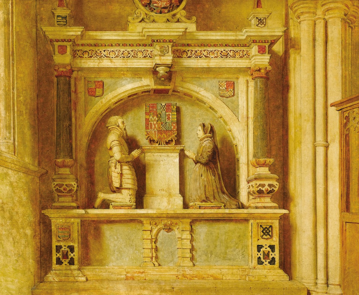 The Hall At Haddon Hall 1866