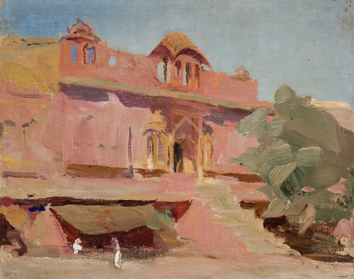 Jaipur  buildings From the journey to India 1907