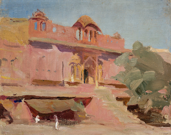 Jaipur  buildings From the journey to India 1907