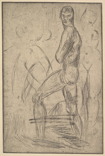 Striding Man 1914