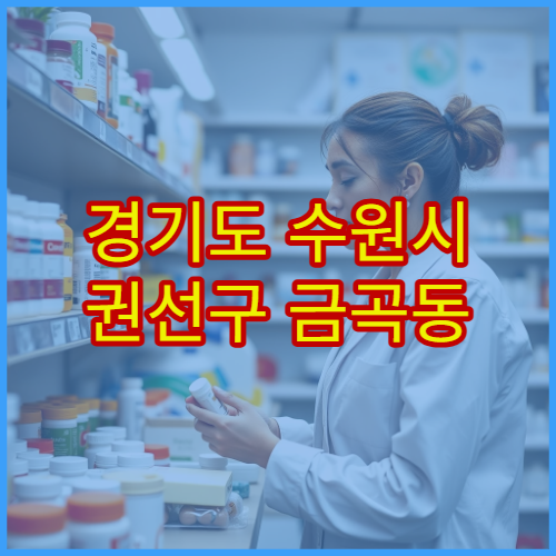 경기도 수원시 권선구 금곡동 설날 연휴 당번약국 운영시간 및 위치 안내