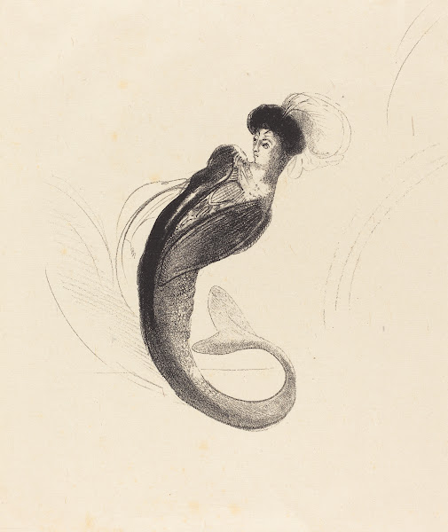 Femme a la torque ornee Woman with a plumed hat c 1900