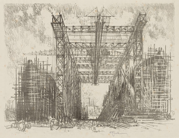 The Gantry A Merchant Shipyard 1916