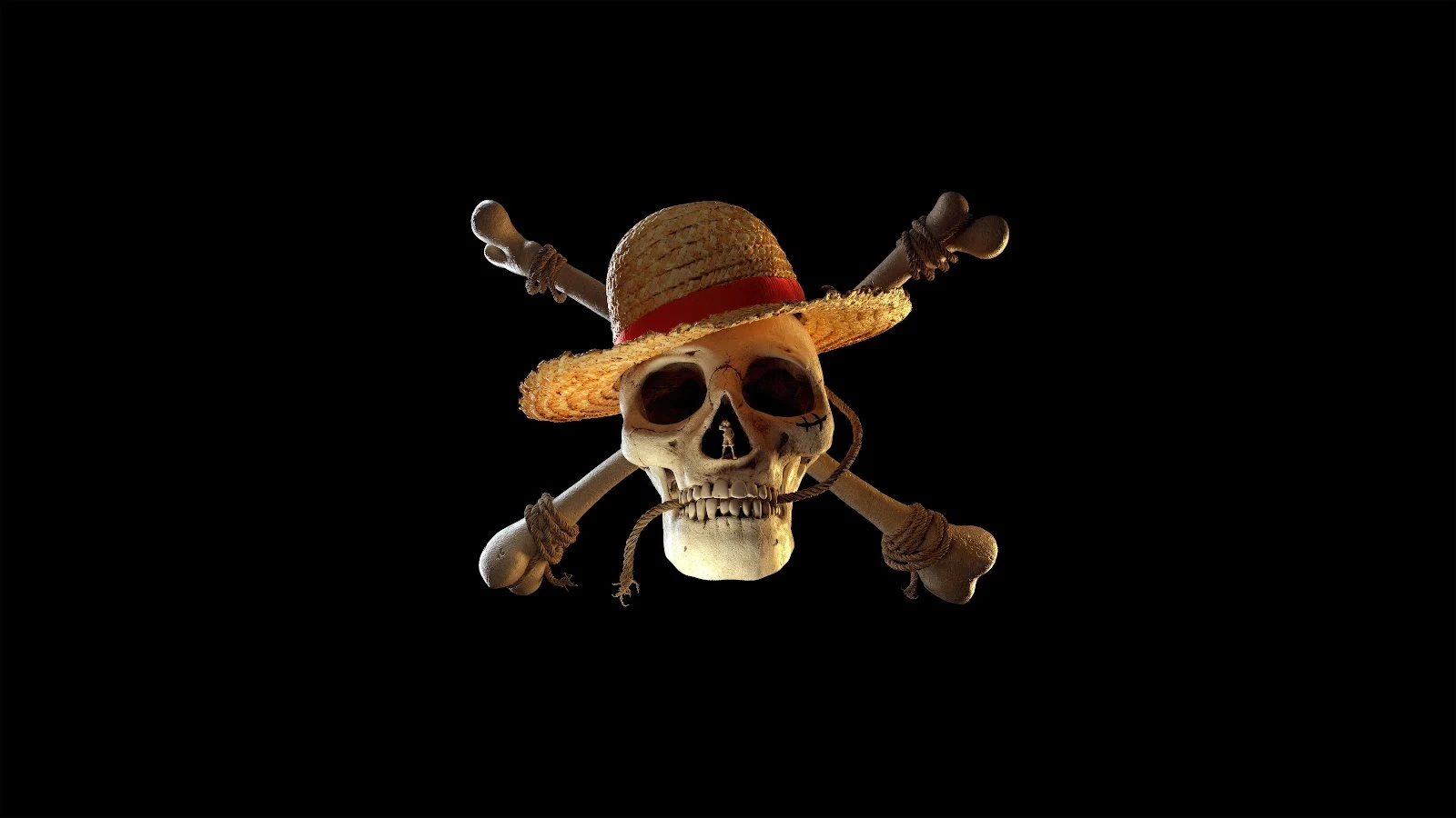 One Piece Straw Hat Jolly Roger 8K Desktop Wallpaper