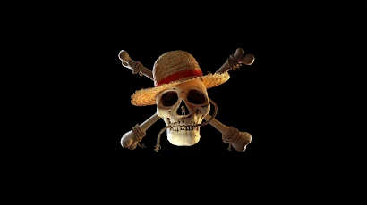 One Piece Straw Hat Jolly Roger 8K Wallpaper Background