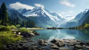 Mountain Lake Wallpaper