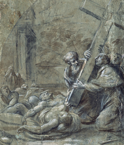 Saint Carlo Borromeo among the Plague Sufferers 1637