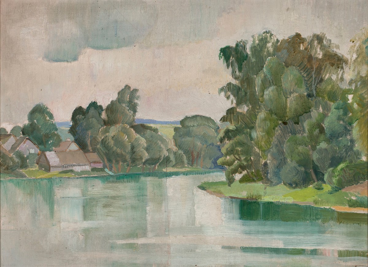 Village by a river 1926