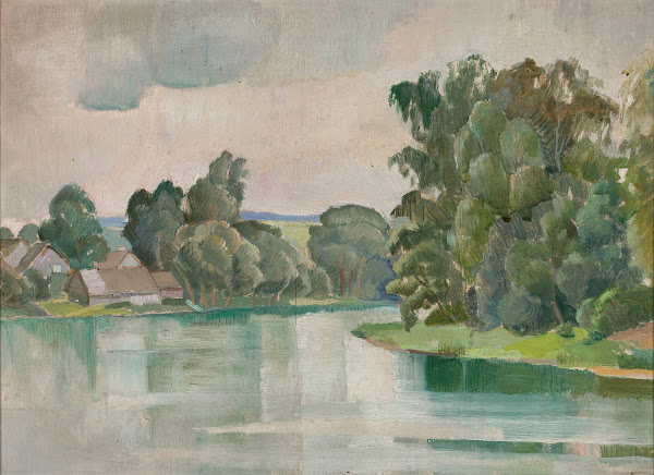 Village by a river 1926
