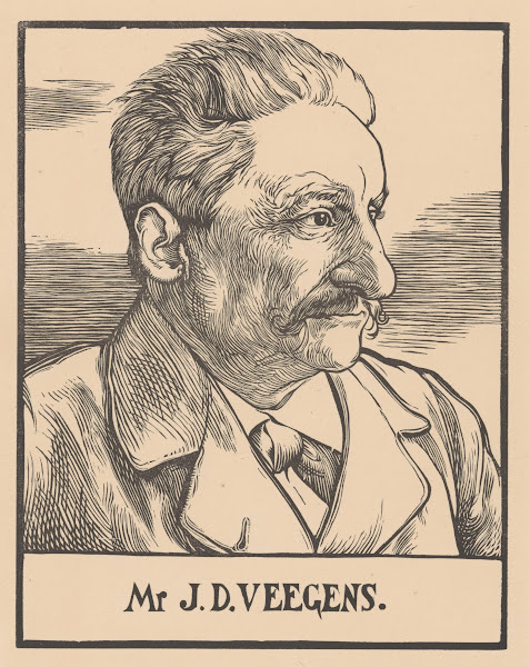Portret van Mr JD Veegens